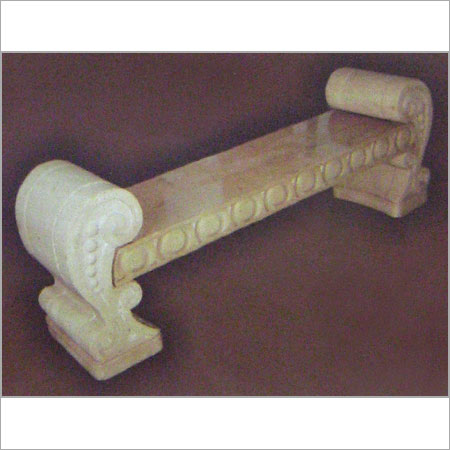 Designer Handcrafted Stone Garden Bench