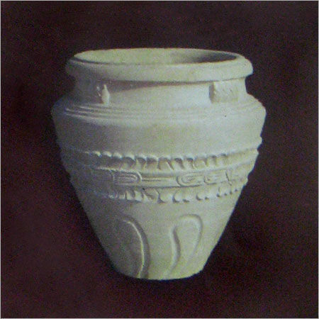 Handcrafted Stone Garden Pots