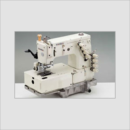 4 Needle Flat Bed Double Chain Stitch Machine