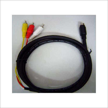 Black Video Cable For Home Theater