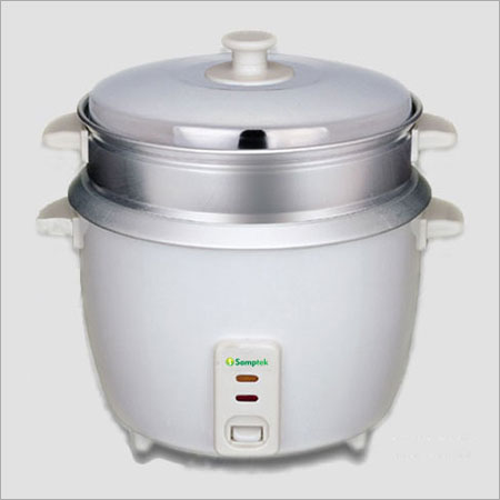 Silver Stainless Steel Rice Cooker