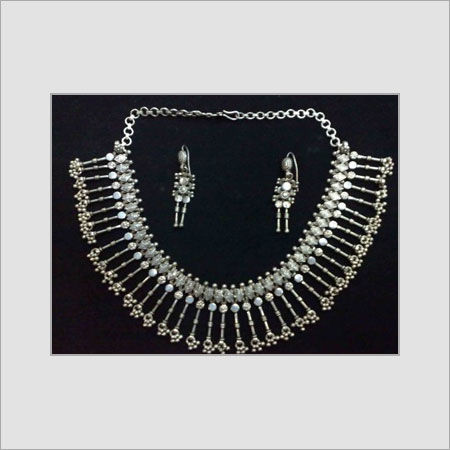 Antique Silver Necklace Set