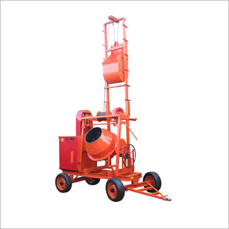 Concrete Mixer With Hoist