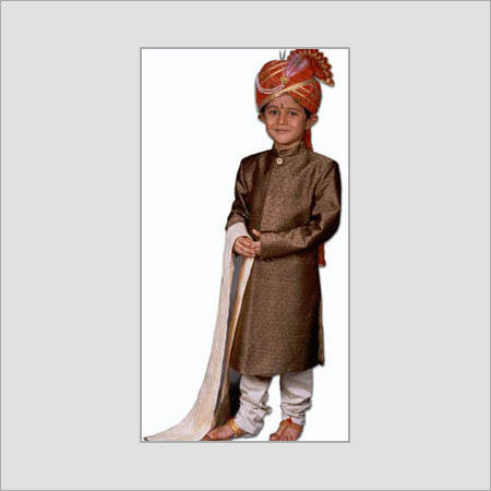 Custom Color Embroidered and Designer Kids Sherwani