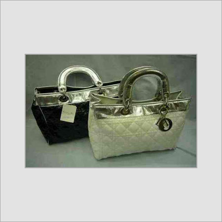 Designer Pure Leather Handbags Size: Customized