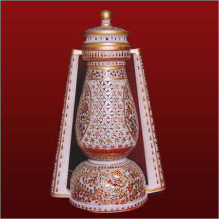 Marble Lantern - Premium Quality White Marble, Customizable Designs | Elegant and Exquisite Decor Solution