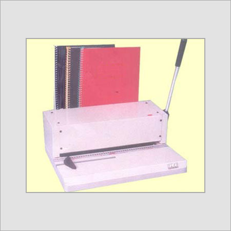 Semi-Automatic Punching And Spiral Binding Machine