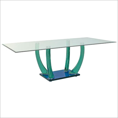 Eco-Friendly Square Glass Dinning Table