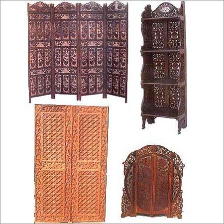 Brown Antique Style Wooden Partitions