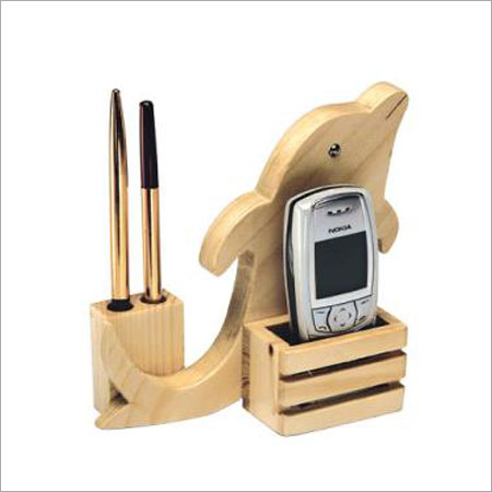 Brown Mobile Cum Ballpen Holder