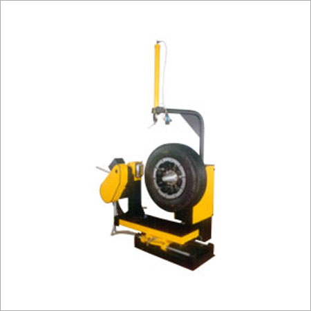 Yellow Tyre Buffer And Checking Machine 