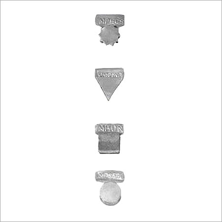 Galvanized Numbered Lead Seal Hardness: Rigid