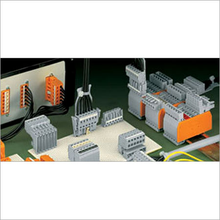 Colorless Terminal Block Connector With Spring-Cage Clamp