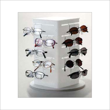 White Sunglasses Display Stand