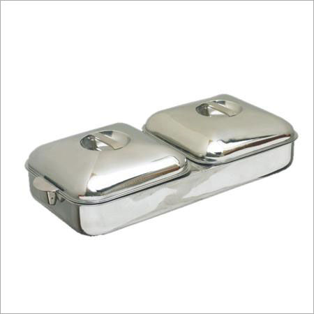 Gemini Twin Casserole Rectangular With Metal Locks & Handle