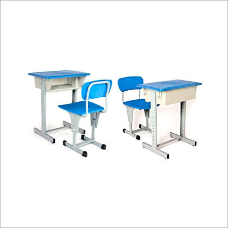 Height Adjustable Single Desk and Chair