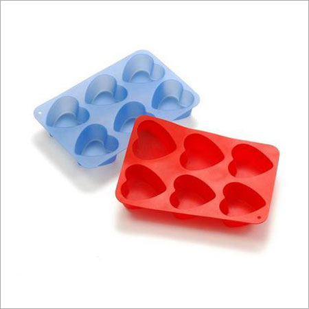 Silicone 6 Cup Heart Pan