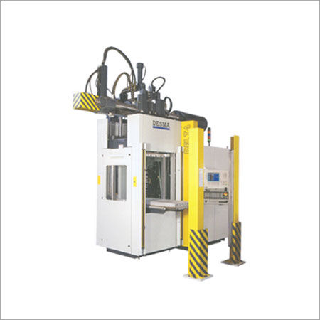 Vertical Injection Moulding Machines - Large Platen Sizes, Yellow and White | Easy Cleaning, Low Feeding Height, Strong Clamping Design, Ergonomic Operation