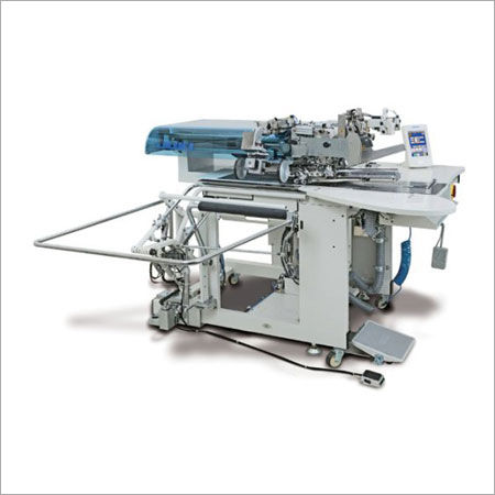 Automatic Welting Machine for Slanted Pockets with Flaps