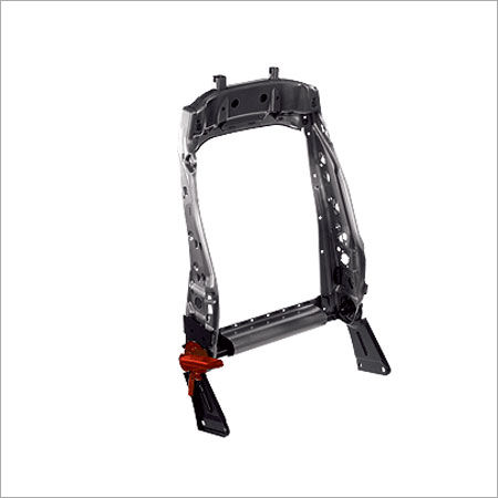 Backframe structure and backframe adjuster