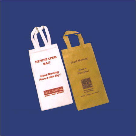 Buy Newspaper bags with handle 8X6X4.5 in Mumbai