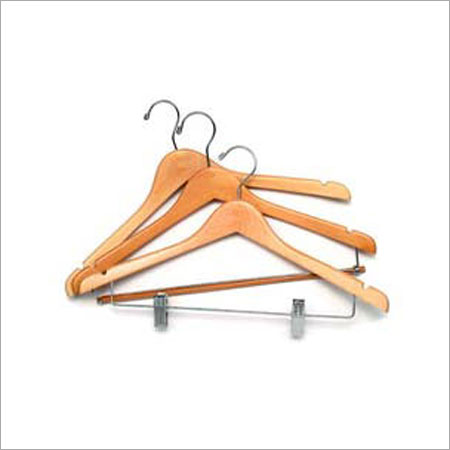 ARGOS HOME SET of 10 Clip Trouser Hangers Wooden Metal Adjustable £8.99 -  PicClick UK