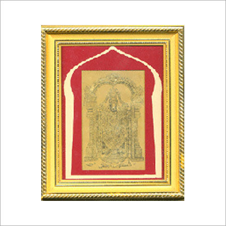 Golden Finish Framed Picture Frames Thickness: Vary Millimeter (Mm)