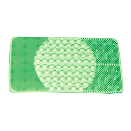 Green Pvc Safety Bathroom Mat