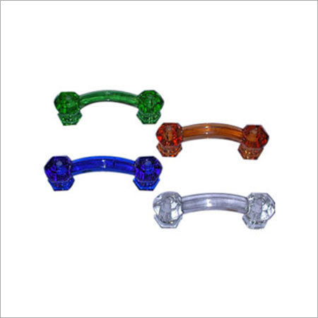 Solid Designer Colored Glass Cabinet Handles