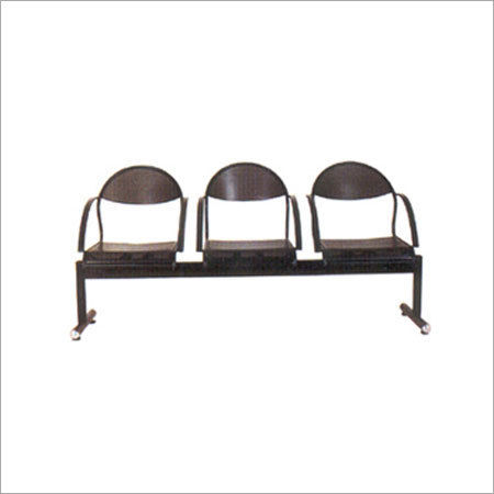 STEEL THREE SEATER CHAIR