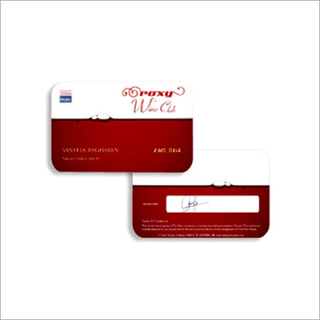 PVC ABS Blend Plastic Transparent Card