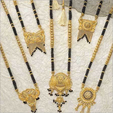 Gold Designer Mangalsutra For Ladies 