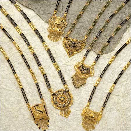 Ladies Golden Designer Mangalsutra