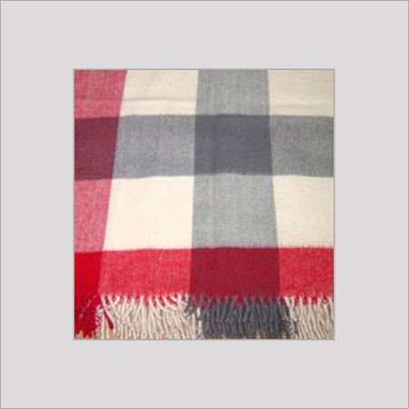 Multicolour Check Pattern Warm Blanket