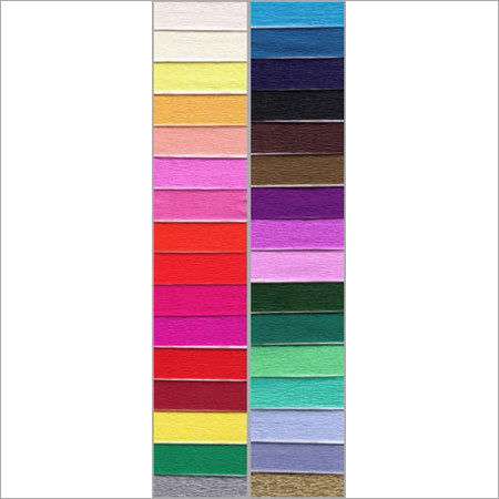 Plain Pattern Crepe Paper Size: Various Sizes Are Available