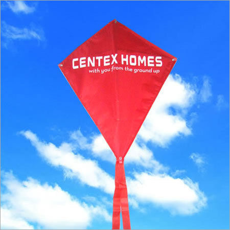 Polyester Red Colored Promotional Kite