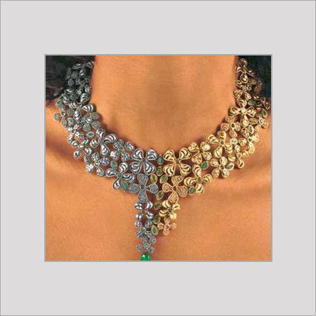 Womens Designer Gold Necklace - Various Sizes Available | Elegant Design, Impeccable Finish, Perfect for Special Occasions