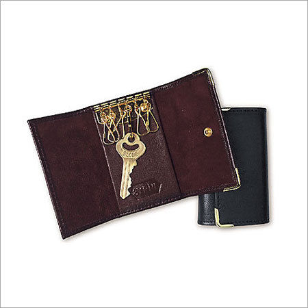 Various Colors Are Available Designer Leather Key Wallet 