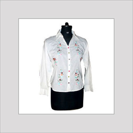 Embroidered Ladies Shirts - Soft Cotton Blend, Available in Rich Colors & Contemporary Designs - Perfect for Casual, Formal & Festive Occasions