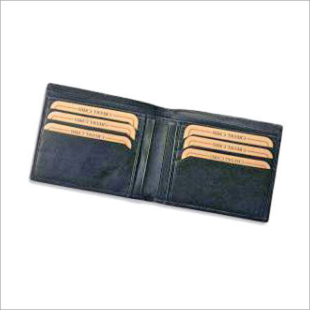 Men's Leather Wallet - Holds 6 Credit Cards, 2 Paper Currency Compartments, 2 Side Pockets | Available in Black and Brown