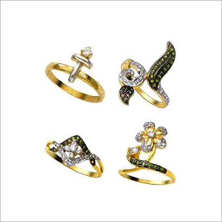 Golden Womens Designer Gold Rings