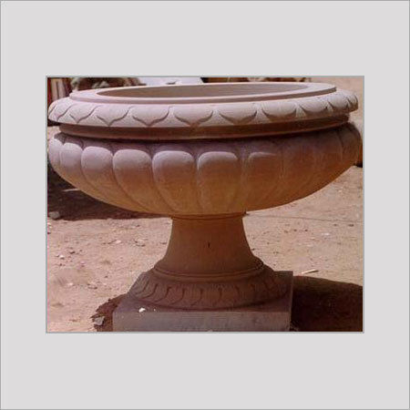 CARVED GARDEN FOUNTAIN