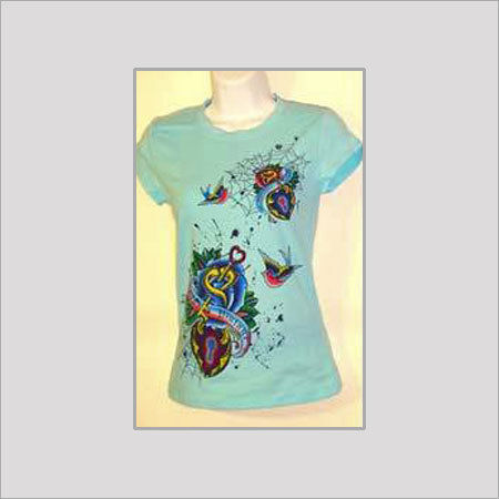 Various Colors Are Available Short Sleeve Ladies T-Shirt