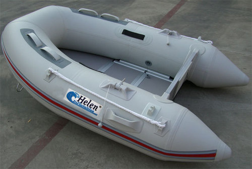 White Inflatable Plywood Boat Length: 470 Centimeter (Cm)