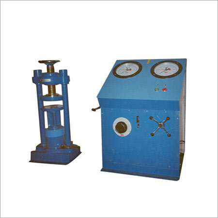 Compression Testing Machine - 1000 Kns Motorised 2 Pillar Model | 3 Pressure Gauges for Enhanced Accuracy