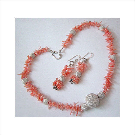 Designer Coral Necklace Set  Gender: Women