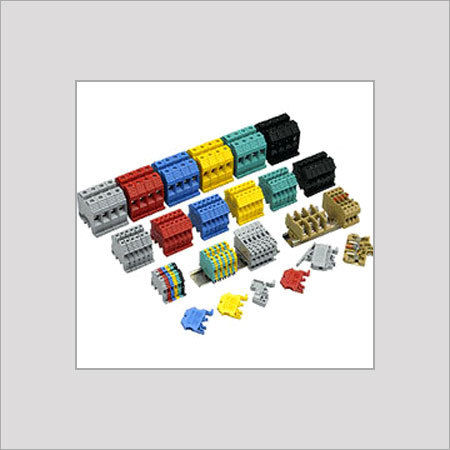 Terminal Blocks - Salzer/ Surdhi DIN Rail & Panel Mounting, Secure Screw Clamp Grip for Multiple Connections