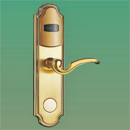 Brass Hotel Card Lock Application: Doors