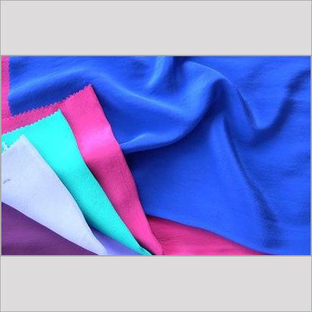 Various Colors Are Available Plain Silk Crepe Fabrics