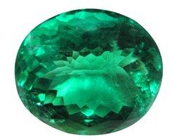 Green Colored Emerald Stone 